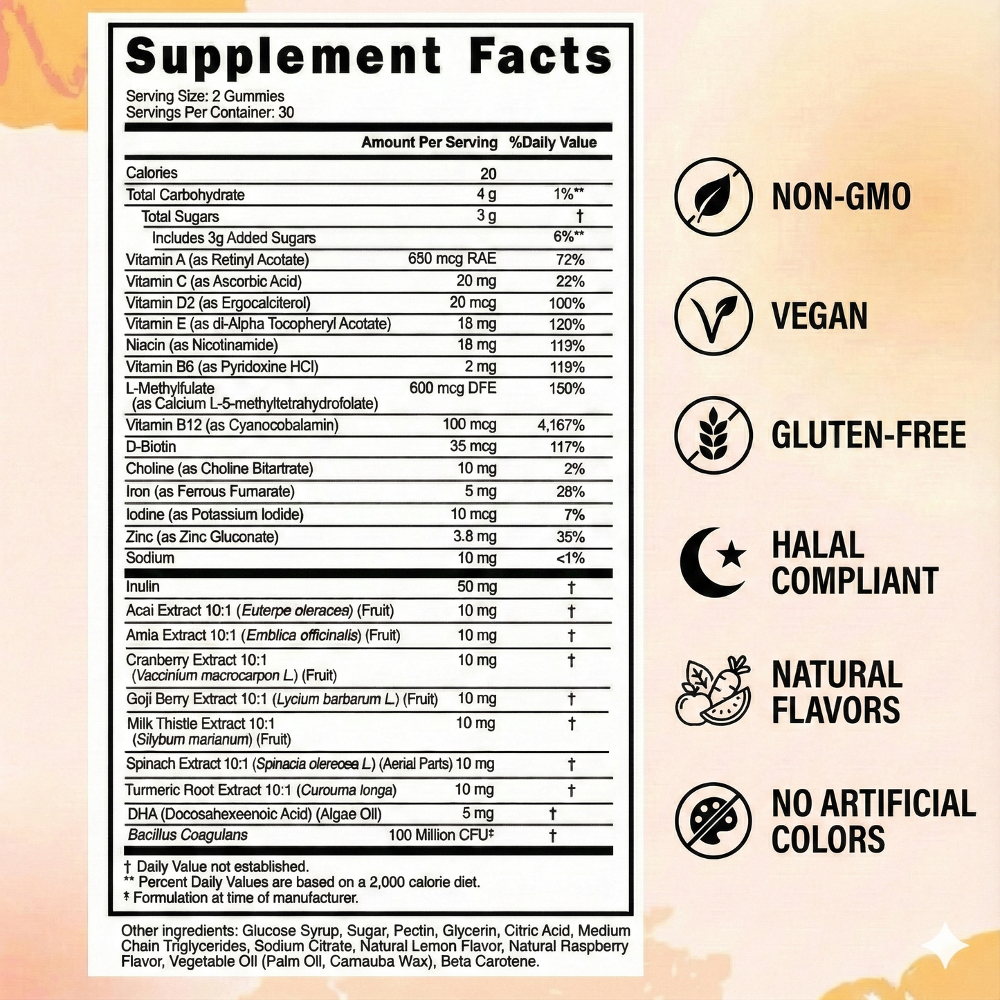 Everher Multivitamin Gummies - 1 Month Supply